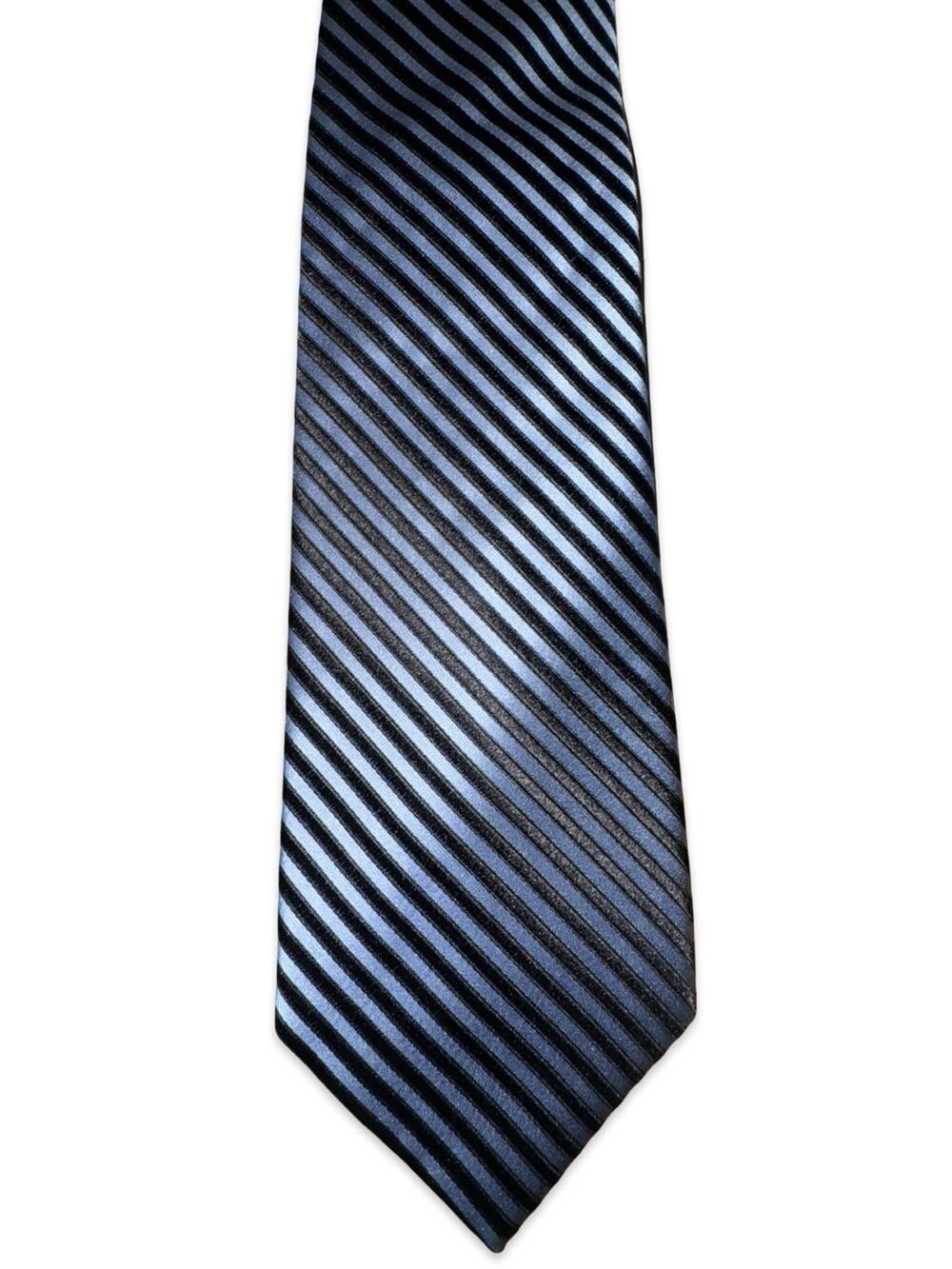 Beau Brummel Soho Handmade Thick Silk Blue Tie, 4” Wide